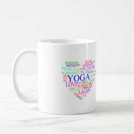 Herz-Yoga-Tasse - Einzigartige Yoga-Geschenke Tasse