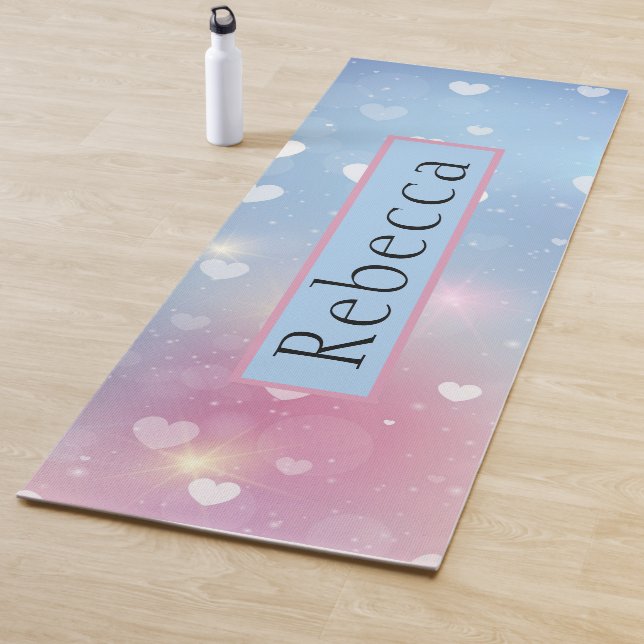 Herz Yogamatte (Beispiel)