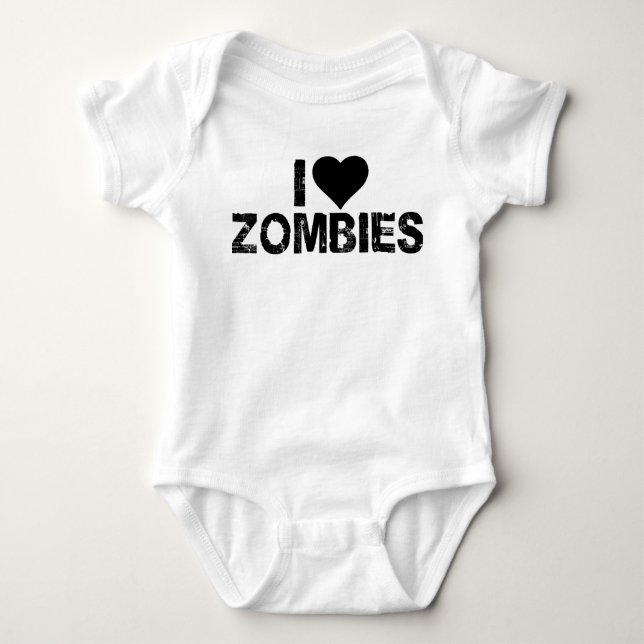{HERZ-} ZOMBIES I BABY STRAMPLER (Vorderseite)