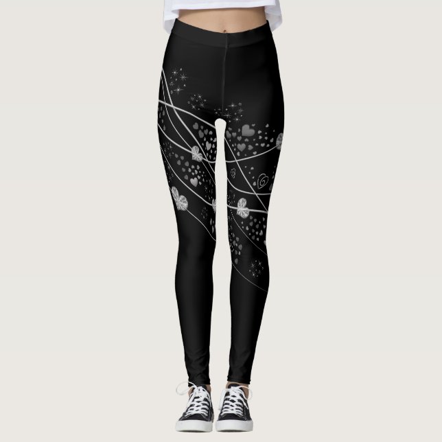Herz zu Herz Leggings (Vorderseite)