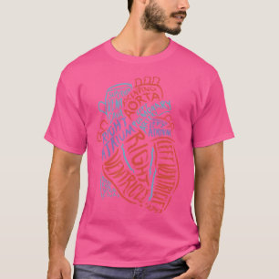 Herzanatomie für Ärzte, Krankenpfleger und medizin T-Shirt