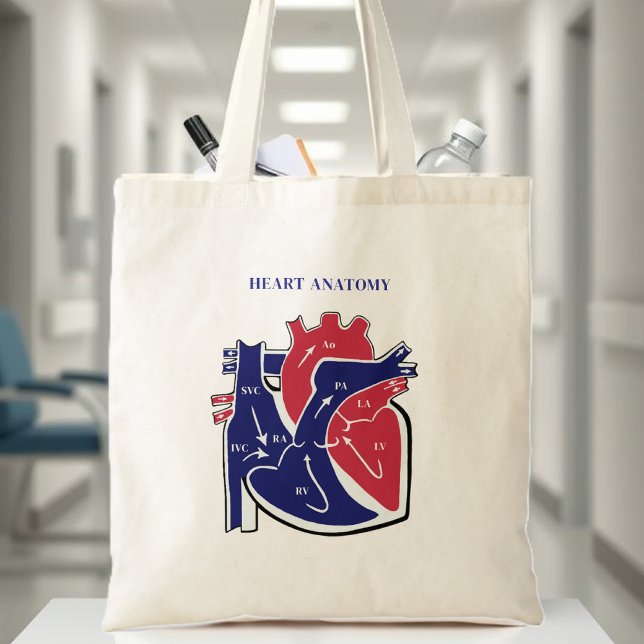 Herzanatomie Tragetasche (Heart Anatomy Tote Bag )