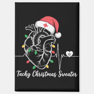 Herzanatomie Weihnachten Krankenschwester Herz Tac Magnet