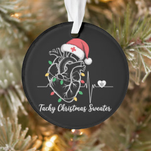Herzanatomie Weihnachten Krankenschwester Herz Tac Ornament