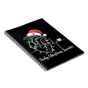 Herzanatomie Weihnachtskrankheit Herzkrankheit Tac Notizblock