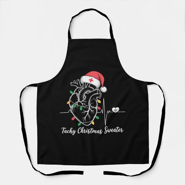 Herzanatomie Weihnachtskrankheit Herzkrankheit Tac Schürze (Vorderseite)