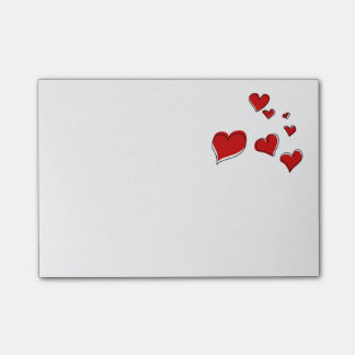 Herzanmerkung Post-it Klebezettel