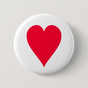 Herzass Knopf Button
