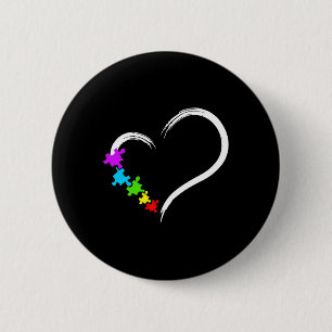 Herzautismus Bewusstseinsbildung Liebe Puzzle Einf Button