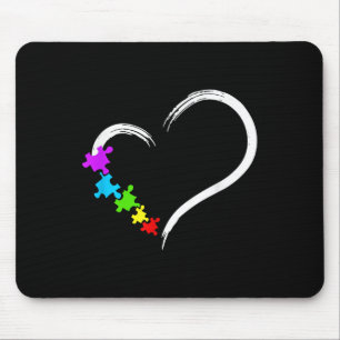 Herzautismus Bewusstseinsbildung Liebe Puzzle Einf Mousepad