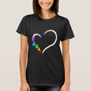 Herzautismus Bewusstseinsbildung Liebe Puzzle Einf T-Shirt
