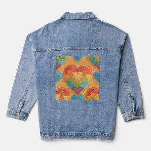 Herzautismus Jeansjacke