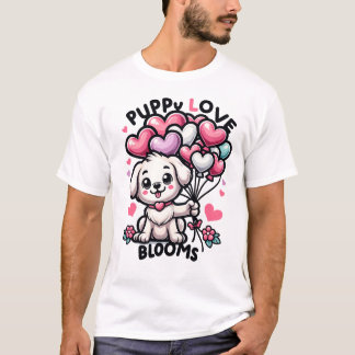 Herzballon Pup - Adortable Liebe Celebration T-Shi T-Shirt