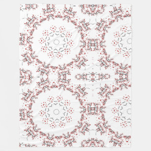 Herzbaum Fleecedecke