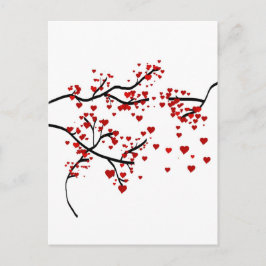 Herzbaum Postkarte