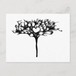 Herzbaum Postkarte