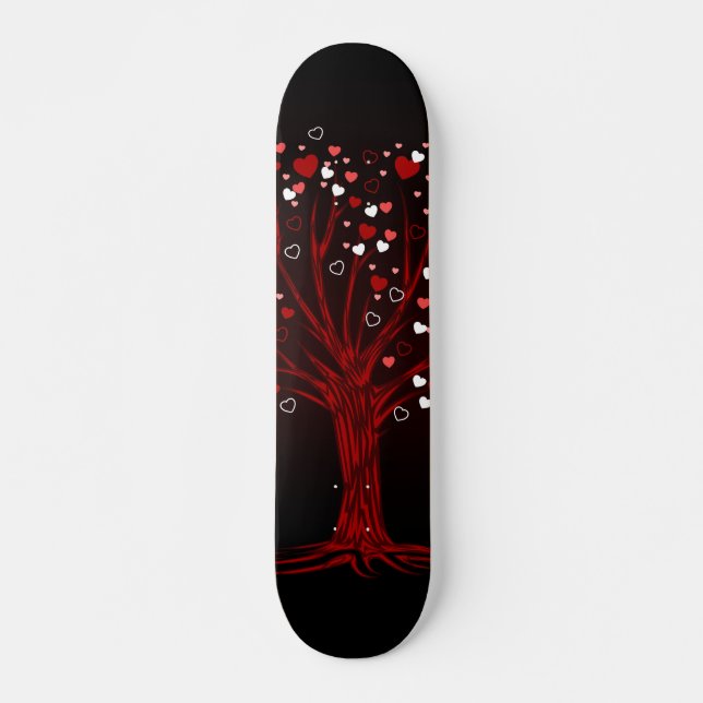 Herzbaum Skateboard (Vorne)