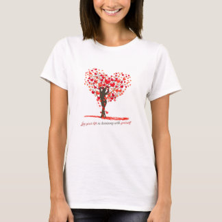 Herzbaum T-Shirt für innere Balance