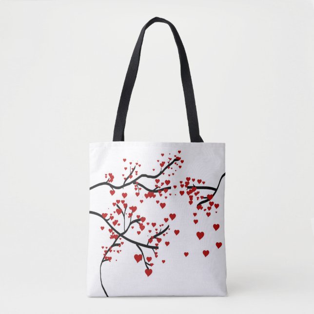 Herzbaum Tasche (Vorderseite)