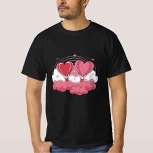 Herzblasen in den Wolken - Romantisches Valentin" T-Shirt