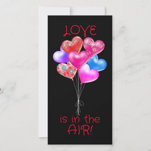 Herzblasen sind meine Valentine (Vorderseite)