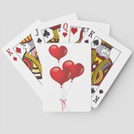 Herzblasen spielen Karten Spielkarten