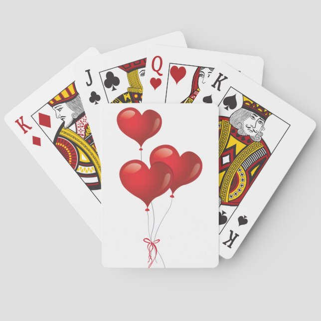 Herzblasen spielen Karten Spielkarten (Rückseite)