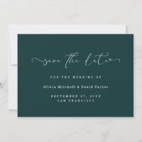 Herzblatt | Elegant Dark Rich Aquamarin
