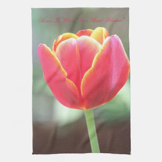 Herzblüte Handtuch (Vertikal)