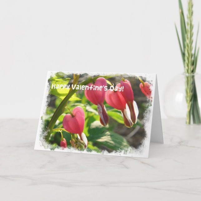 Herzblutungen Feiertagskarte (Vorderseite)