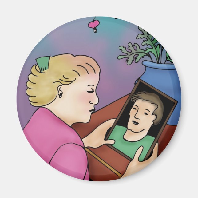 Herzblutungen Magnet (Vorne)