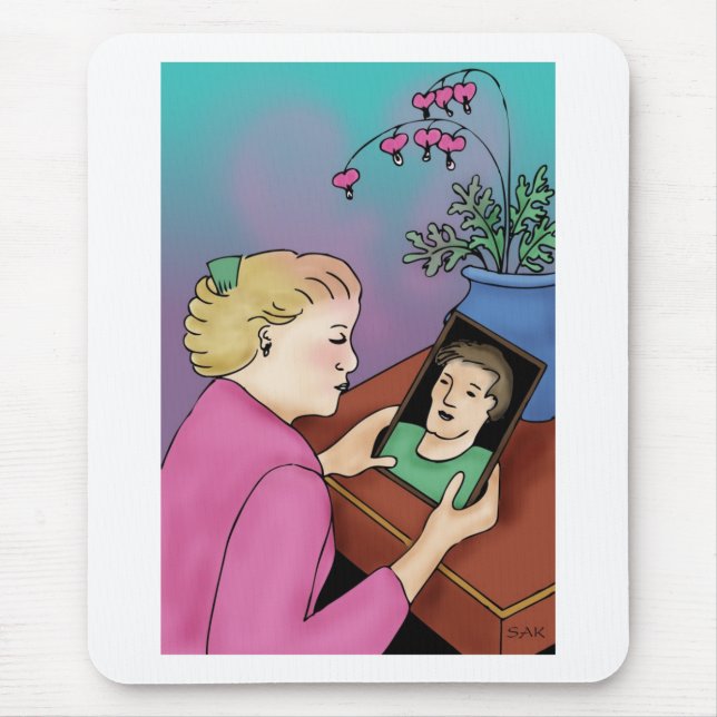 Herzblutungen Mousepad (Vorne)