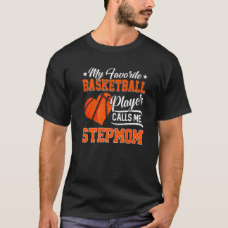 Herzchen Mein Lieblings-Basketball-Spieler ruft mi T-Shirt