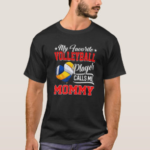 Herzchen Mein Lieblings-Volleyball-Spieler ruft mi T-Shirt