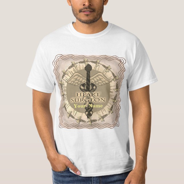 Herzchirurg Caduceus T - Shirt (Vorderseite)