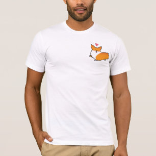 Herzcorgi-Taschen-T-Shirt CorgiThings T-Shirt