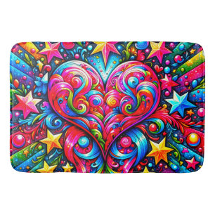 Herzdesign Badematte