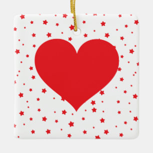 Herzdesign - Eigene Gestaltung Keramikornament