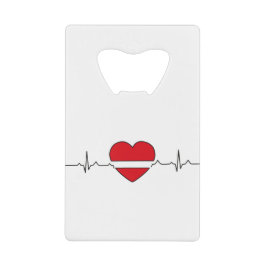 Herzdesign Geldbeutel Flaschenöffner