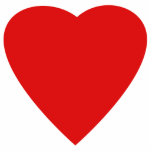 Herzdesign in Rot und Weiß Liebe. Freistehende Fotoskulptur<br><div class="desc">Ein rotes Herz auf weißem Hintergrund.</div>