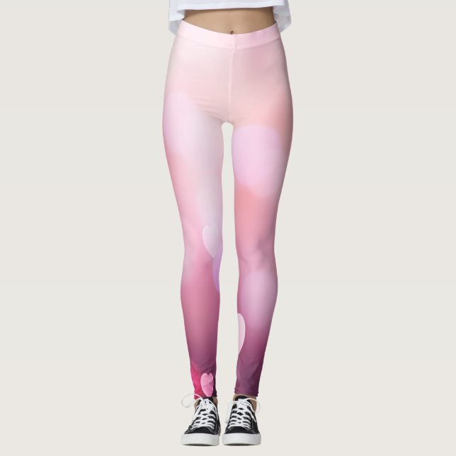 Herzdesign Leggings (Vorderseite)