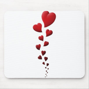 Herzdesign, Valentinstag Geschenk, Geschenk für BF Mousepad