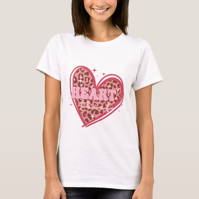 Herzdieb Valentinstag T - Shirt (Vorderseite)