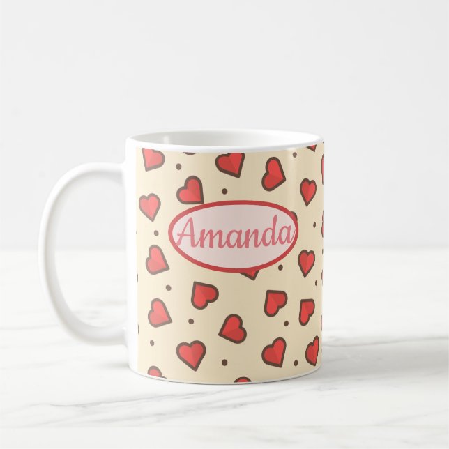Herzdusche Kaffeetasse (Links)