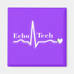 Herzecho-Technologie-Geschenke Magnet