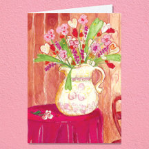 Herzen Blumenmalerei leer