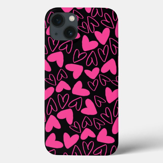 Herzen Case-Mate iPhone Hülle (Rückseite)
