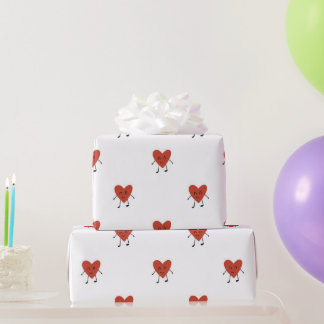 Herzen Charakter Geschenkpapier