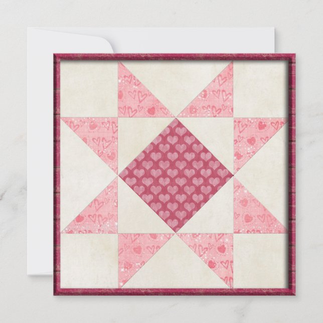 Herzen der Liebe Einladung (Vorderseite)