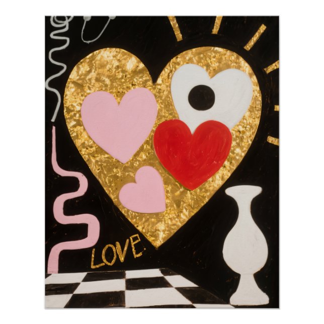 Herzen der Liebe Poster (Vorderseite)